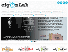 Tablet Screenshot of eigenlab.org